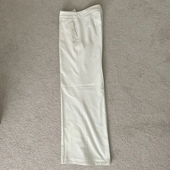 Moda International Ivory Wide Leg Trousers - Picture 2 of 4